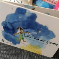 Kinderbuch "Luna und die Sterne" für 2 - 5 Jahre aus dem Papierverzierer Verlag