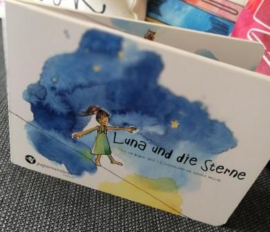 Kinderbuch "Luna und die Sterne" für 2 - 5 Jahre aus dem Papierverzierer Verlag