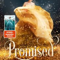 Buch mit Frau in goldenem Kleid auf Cover